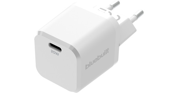 BlueBuilt Power Delivery Oplader Met Usb C Poort 20W Wit Coolblue