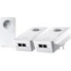 Kit Devolo Magic 1 WiFi AC - 3 Adaptateurs Powerline 1200 Mbps, Réseau Via Prise électrique, WiFi Multiroom, 4 Ports LAN