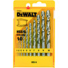 DeWalt 10-piece metal drill set HSS-G