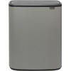 Brabantia Bo Touch Bin 2x30 Liters Mineral Concrete Gray