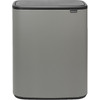 Brabantia Bo Touch Bin 60 Litres Mineral Concrete Grey