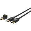 BlueBuilt Câble HDMI 2.0b Nylon 1,5 Mètre + Adaptateur 90°