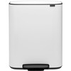 Brabantia Bo Pedal Bin 2 x 30 Litres White