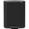 Brabantia Bo Pedal Bin 2 x 30 Liter Matt Black