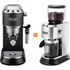 De'Longhi EC685.BK Dedica Black + Coffee Grinder