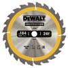 DeWalt Lame de scie pour Bois 184 x 16 x 1,8 mm (24T)