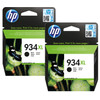 HP 934XL Cartridges Black Duo Pack