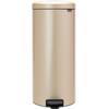 Brabantia NewIcon Poubelle à Pédale 30 Litres Metallic Gold