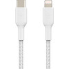 Belkin Câble USB-C vers Lightning 1 m Blanc Nylon
