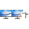 2 x Philips 275E1S/00 + NewStar FPMA-D550DBLACK