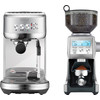 Sage the Bambino Plus Stainless Steel + Coffee Grinder