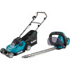 Makita DLM382Z + Makita DUH523Z (zonder accu)