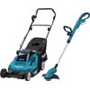 Makita DLM432CT2 + Makita DUR181Z incl. 5,0 Ah accu (2x)