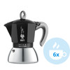 Bialetti New Moka Induction Black 6 Cups