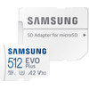 Samsung EVO Plus 512GB microSDXC + Adapter