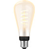 4x Philips Hue Filament Bulb White Ambiance Edison XL ST72/E27