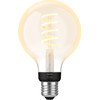 6x Philips Hue Filament Light White Ambiance Globe E27