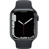 Apple Watch Series 7 45mm Middernacht Aluminium Middernacht Sportband