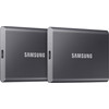 Samsung T7 Portable SSD 1 To Gris - Lot de 2