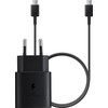 Samsung Super Fast Charging Charger 25W + USB-C Cable 1m Plastic Black