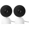 Google Nest Cam Indoor Wired Lot de 2