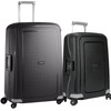 Samsonite S'Cure Spinner 75cm + 55cm Black Suitcase Set