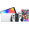 Nintendo Switch OLED White + Mario Kart 8 Deluxe