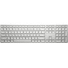 HP 970 Dual-Mode Wireless Keyboard Silver AZERTY