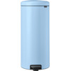 Brabantia NewIcon Poubelle à Pédale 30 Litres Dreamy Blue