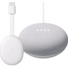 Google Chromecast 4K with Google TV + Google Nest Mini White