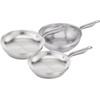 Tefal Virtuoso Set de Poêles à Frire 24 + 28 cm + Wok 28 cm