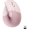 Logitech Lift Souris Ergonomique Verticale Rose