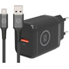 BlueBuilt Quick Charge Charger 18W + Micro USB Cable Nylon Black 1.5m