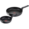 Tefal Hard Titanium Pro Frying Pan Set 24cm + 28cm