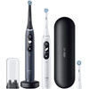 Oral-B iO Series 7 Noir et Blanc Lot de 2 avec brossette supplémentaire