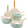 GreenPan Padova Mint Green Cookware Set 6-piece