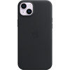 Apple iPhone 14 Plus Back Cover with MagSafe Leather Midnight