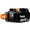 Makita BL1850B LXT 18V 5.0Ah battery 4-pack