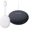 Google Chromecast 2K met Google TV + Google Nest Mini Zwart