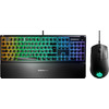 SteelSeries Apex 3 Clavier Gamer AZERTY + Rival 3 Souris Gamer