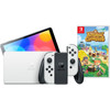 Nintendo Switch OLED White + Animal Crossing New Horizons