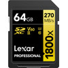 Lexar Professional 1800x GOLD 64 GB SDXC 170 Mo/s