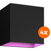 Philips Hue Resonate Downward White and Color - Black 4-pack