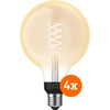 Philips Hue Ampoule à Filament White Globe XL E27 - 2023 - Lot de 4