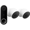 Google Nest Doorbell Wired + Google Nest Cam Lot de 2