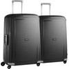 Samsonite S'Cure Spinner 75cm Black Duo Suitcase Set