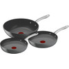 Tefal Renew+ Set de Poêles à Frire Céramique 24 + 28 cm + Wok 28 cm