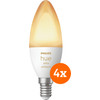 Philips Hue White Ambiance E14 4-Pack