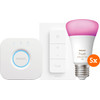 Philips Hue White & Color Starter 5-Pack E27 + dimmer