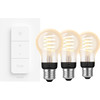 Philips Hue Filament White Ambiance Standard Lot de 3 + Variateur